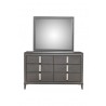 Alpine Furniture Lorraine Dresser in Dark Grey - Front