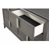 Alpine Furniture Lorraine Dresser in Dark Grey - Shelf Edge - Alpine Furniture Lorraine Dresser in Dark Grey - Shelf Edge