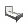  Alpine Furniture Lorraine California King Platform Bed - Angled without Cushion