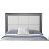  Alpine Furniture Lorraine California King Platform Bed - Headboard Front Angle