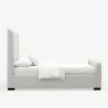 Alpine Furniture Adele California King Bed - Side View - Alpine Furniture Adele California King Bed - Side View