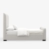 Alpine Furniture Adele California King Bed - Side View