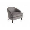 Sunpan Coleman Lounge Chair - Grey - Angled View