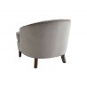 Sunpan Coleman Lounge Chair in Portsmouth Grey - Back Angle