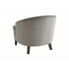 Sunpan Coleman Lounge Chair in Portsmouth Grey - Back Angle - Sunpan Coleman Lounge Chair in Portsmouth Grey - Back Angle