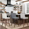 Armen Living Basila Swivel Counter Stool - Lifestyle - Armen Living Basila Swivel Counter Stool - Lifestyle