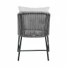 Armen Living Calica Outdoor Patio Dining Chair In Black Metal And Grey Rope 08 - Armen Living Calica Outdoor Patio Dining Chair In Black Metal And Grey Rope 08