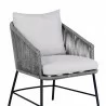 Armen Living Calica Outdoor Patio Dining Chair In Black Metal And Grey Rope 06 - Armen Living Calica Outdoor Patio Dining Chair In Black Metal And Grey Rope 06