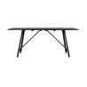 Armen Living Koala And Clip 5 Piece Dining Set In Eucalyptus Wood And Metal With Rope 25
