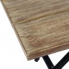 Armen Living Koala And Clip 5 Piece Dining Set In Eucalyptus Wood And Metal With Rope 015