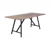 Koala and Calica 5 Piece Dining Set in Light Eucalyptus and Metal with Grey Rope 04