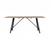 Koala and Calica 5 Piece Dining Set in Light Eucalyptus and Metal with Grey Rope 05