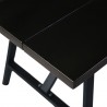 Koala and Calica 5 Piece Dining Set in Dark Eucalyptus and Metal with Grey Rope 04