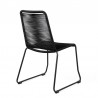 Armen Living Koala and Shasta 5 Piece Dining Set In Dark Eucalyptus And Metal With Black Rope3