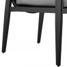 Armen Living Grand Outdoor Patio Dining Chairs With Arms In Aluminum With Grey Cushions - Set of 2 10