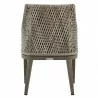 Armen Living Silvana Outdoor Wicker and Aluminum Gray Dining Chair With Beige Cushions - Set of 2 7 - Armen Living Silvana Outdoor Wicker and Aluminum Gray Dining Chair With Beige Cushions - Set of 2 7