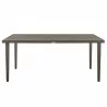Armen Living Silvana 5 Piece Gray Aluminum Outdoor Dining Set with Gray Fabric 5 - Armen Living Silvana 5 Piece Gray Aluminum Outdoor Dining Set with Gray Fabric 5