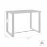 Armen Living Argiope Outdoor Patio Bar Height Dining Table In Aluminum 05