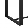 Armen Living Felicia Outdoor Patio Bar/Counter Height Dining Table In Aluminum 04
