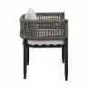 Armen Living Felicia Outdoor Patio Dining Chair In Aluminum With Grey Rope And Cushions 04 - Armen Living Felicia Outdoor Patio Dining Chair In Aluminum With Grey Rope And Cushions 04