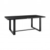 Armen Living Felicia Outdoor Patio 7-Piece Dining Table Set In Aluminum With Grey Rope And Cushions 3