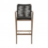 Armen Living Nabila Outdoor Dark/Light Eucalyptus Wood And Charcoal/Grey Rope Counter And Bar Height Stool 03
