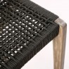Armen Living Nabila Outdoor Dark/Light Eucalyptus Wood And Charcoal/Grey Rope Counter And Bar Height Stool 010