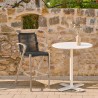 Armen Living Nabila Outdoor Dark/Light Eucalyptus Wood And Charcoal/Grey Rope Counter And Bar Height Stool 01