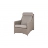 Cane-Line Diamond Highback Chair Incl. Taupe Natté Cushion Set