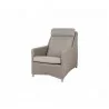 Cane-Line Diamond Highback Chair Incl. Taupe Natté Cushion Set - Cane-Line Diamond Highback Chair Incl. Taupe Natté Cushion Set