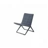 Cane-Line Traveller Folding Lounge Chair, Cane-Line AirTouch , Grey - Cane-Line Traveller Folding Lounge Chair, Cane-Line AirTouch , Grey