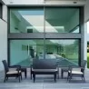 Miami Resin Loveseat - Brown - Miami Resin Loveseat - Brown