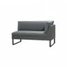 Cane-Line Flex 2-Seater Sofa, Left Module Grey - Cane-Line Flex 2-Seater Sofa, Left Module Grey