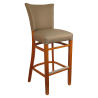 H&D Seating Fully Upholstered Back and Seat Barstool - Wild Cherry