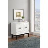 Alpine Furniture Zen Accent Chest in White - Lifestyle