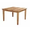 Alpine Furniture Aspen Extension Pub Table w/ Butterfly Leaf, Antique Natural - Front Side Angle - Alpine Furniture Aspen Extension Pub Table w/ Butterfly Leaf, Antique Natural - Front Side Angle