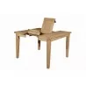 Alpine Furniture Aspen Extension Pub Table w/ Butterfly Leaf, Antique Natural - Angled and Folded - Alpine Furniture Aspen Extension Pub Table w/ Butterfly Leaf, Antique Natural - Angled and Folded