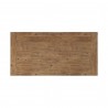 Alpine Furniture Seashore Fixed Top Dining Table in Antique Natural - Top View