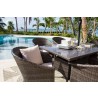 Hospitality Rattan Patio Ultra 7-Piece Woven Armchair Dining Set with Cushions 001
