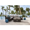 Hospitality Rattan Patio Ultra 5-Piece Sectional Dining Set with Cushions 001