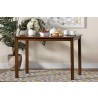 Baxton Studio Eveline Modern Walnut Brown Finished Wood 43-Inch Dining Table - Lifestyle