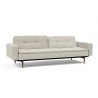 Innovation Living Dublexo Sofa With Arms in Mixed Dance Natural - Angled Semi-Folded - Innovation Living Dublexo Sofa With Arms in Mixed Dance Natural - Angled Semi-Folded