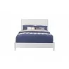 Alpine Furniture Flynn Queen Platform Bed, White - Front Angle - Alpine Furniture Flynn Queen Platform Bed, White - Front Angle