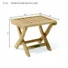 Katana Foot Stool- dimension - Katana Foot Stool- dimension