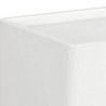 Sunpan Liza Side Table White - Closeup Top Angle