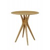 Greenington Mimosa Bar Height Table, Caramelized - Front Angle