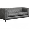 Sunpan Salvatore Sofa - Overcast Grey - Front Side Angle