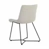 Sunpan Gracen Dining Chair in Mina Ivory - Back Side Angle - Sunpan Gracen Dining Chair in Mina Ivory - Back Side Angle