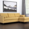 Sunpan Lautner Sofa Bed Chaise - Raf - Limelight Honey - Lifestyle