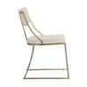 Sunpan Makena Dining Chair Monument Oatmeal - Side Angle - Sunpan Makena Dining Chair Monument Oatmeal - Side Angle